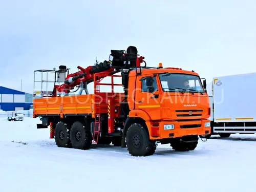 КАМАЗ 43118 бортовой с КМУ TAURUS 086A КАМАЗ 43118 бортовой с КМУ TAURUS 086A