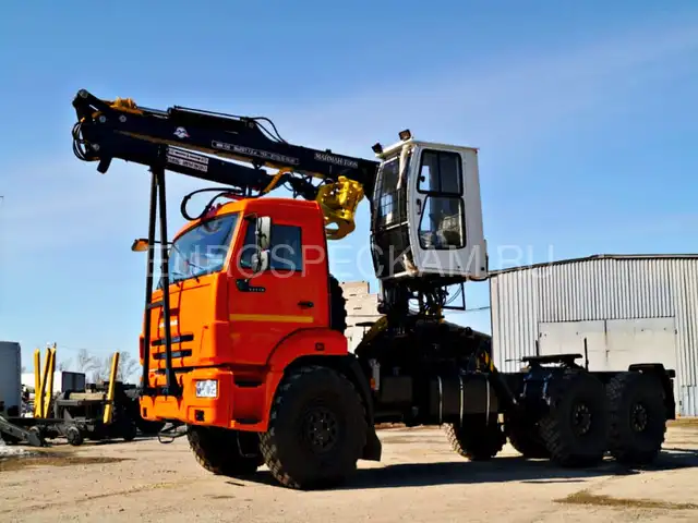 КАМАЗ 43118 лесовоз с Майман-100S