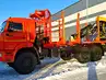 КАМАЗ 43118 сортиментовоз с Велмаш ОМТЛ-97