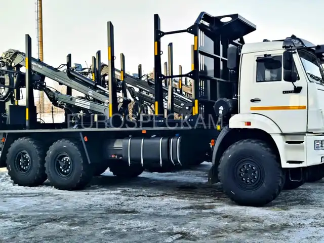 КАМАЗ 43118 сортиментовоз с Майман-110S