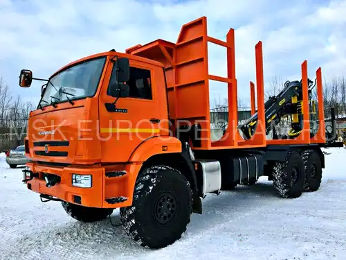 КАМАЗ 43118 сортиментовоз с Велмаш ВМ 10-74 (VM10L74)