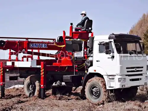 КАМАЗ 43502 ямобур DINTEK LS5600 КАМАЗ 43502 ямобур DINTEK LS5600