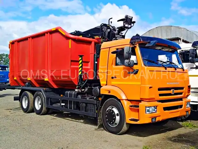 КАМАЗ 65115 ломовоз с Велмаш ВМ 10-74М (VM10L74M)