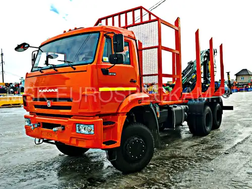 КАМАЗ 65115 сортиментовоз с Велмаш ОМТЛ-70-02