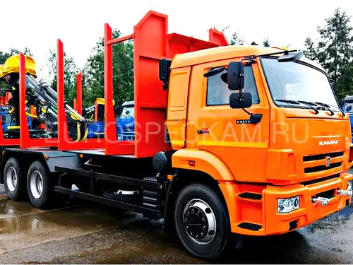 КАМАЗ 65115 сортиментовоз с Велмаш VC8L74