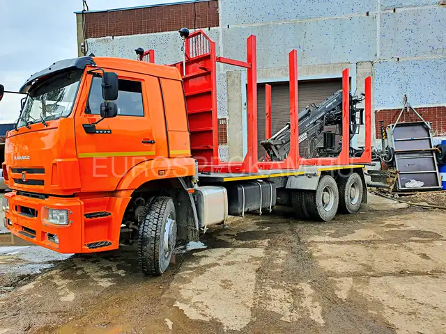 КАМАЗ 6520 сортиментовоз с Майман-110S