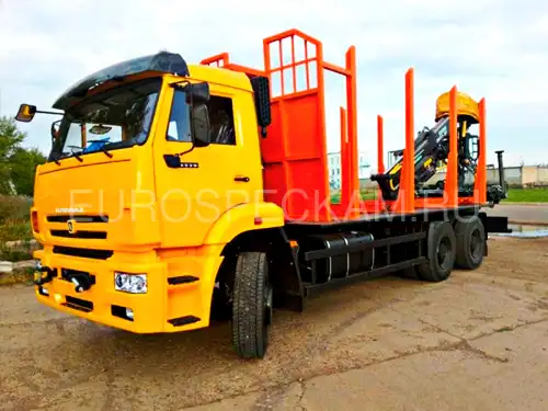 КАМАЗ 6520 сортиментовоз с Велмаш ОМТЛ-70-02