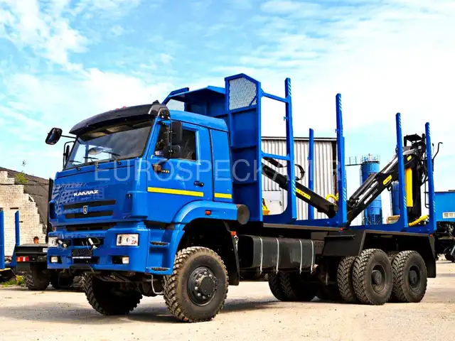 КАМАЗ 6522 лесовоз с Велмаш ВМ 10-74 (VM10L74)