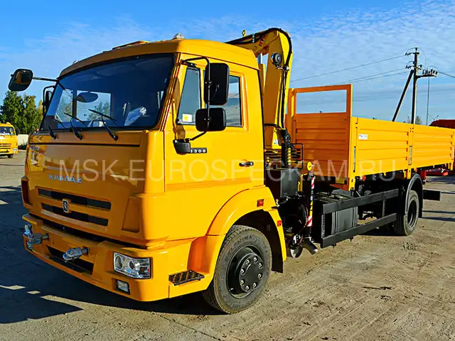 КАМАЗ 4308 бортовой с КМУ HYVA HV 77