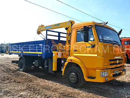 КАМАЗ 4308 бортовой с КМУ Soosan SCS 334