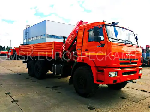 КАМАЗ 43118 бортовой с КМУ Fassi F155A.0.23
