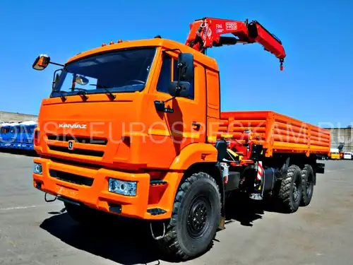 КАМАЗ 43118 бортовой с КМУ Fassi F245A.0.22