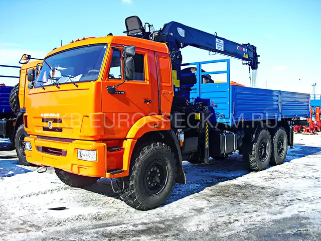 КАМАЗ 43118 бортовой с КМУ HIAB 160T