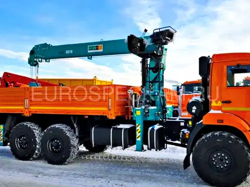 КАМАЗ 43118 бортовой с КМУ HKTC HLC-8016 КАМАЗ 43118 бортовой с КМУ HKTC HLC-8016