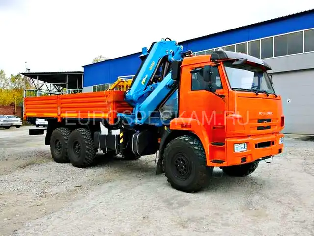 КАМАЗ 43118 бортовой с КМУ Инман ИМ 240