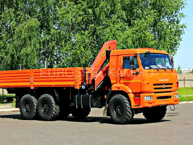 КАМАЗ 43118 бортовой с КМУ Palfinger PK 15500 A