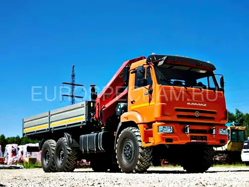 КАМАЗ 43118 бортовой с КМУ Palfinger PK 23500 A