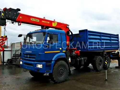 КАМАЗ 43118 самосвал с КМУ Palfinger Инман ИТ-150