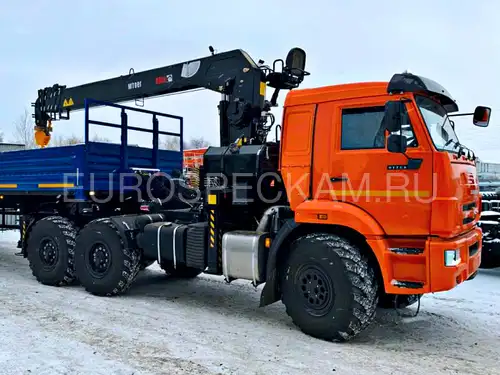 КАМАЗ 43118 тягач с КМУ HIAB 190 TM