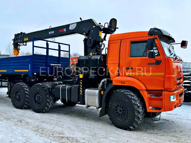 КАМАЗ 43118 тягач с КМУ HIAB 190 TM