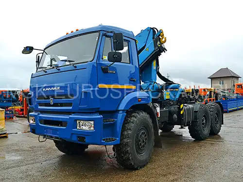 КАМАЗ 43118 тягач с КМУ Инман ИМ 150