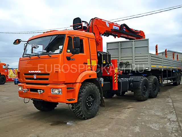 КАМАЗ 43118 тягач с КМУ Kanglim KS2056H