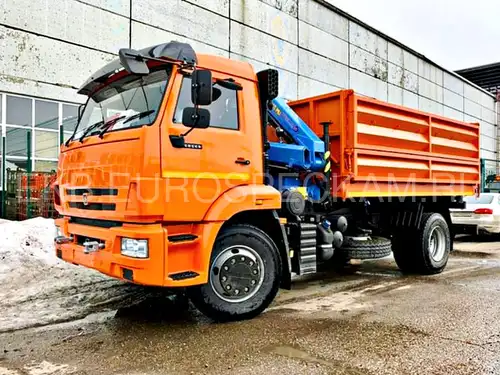 КАМАЗ 43253 бортовой с КМУ Инман ИМ 95