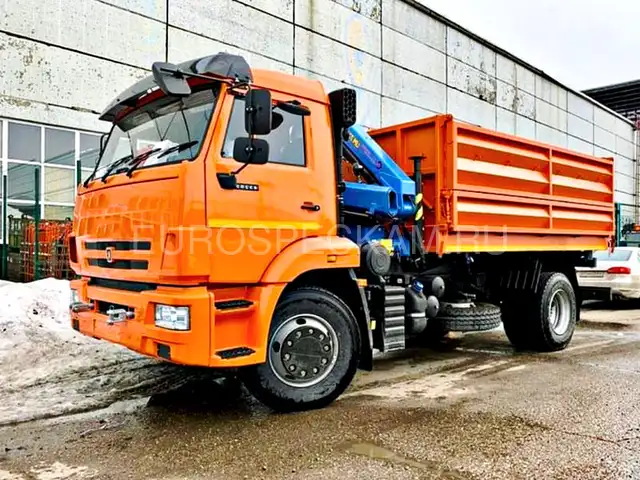 КАМАЗ 43253 бортовой с КМУ Инман ИМ 95