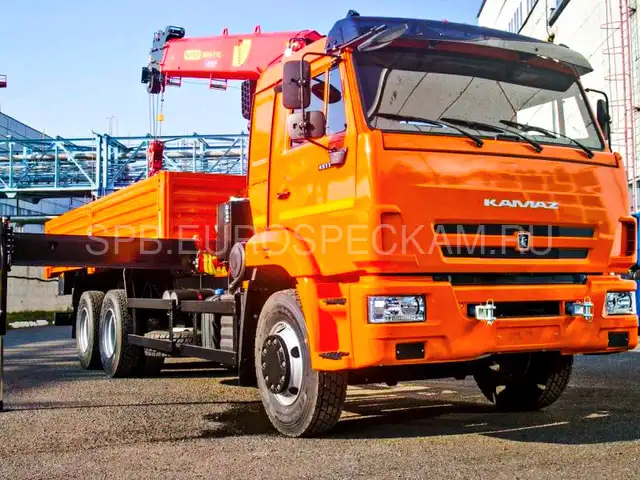КАМАЗ 65111 бортовой с КМУ Palfinger Инман ИТ-150