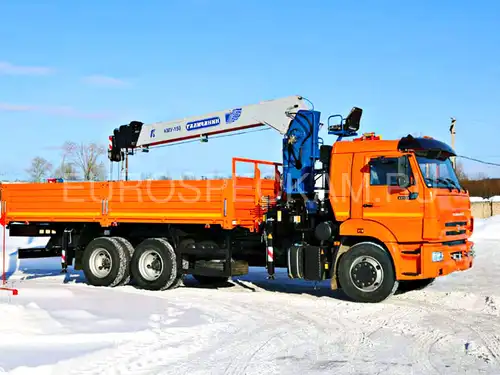 КАМАЗ 65115 бортовой с КМУ Галичанин КМУ-150
