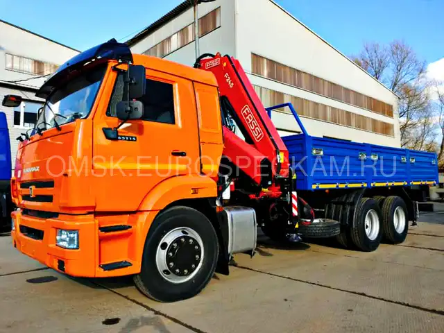 КАМАЗ 65115 бортовой с КМУ Fassi F245A.0.22