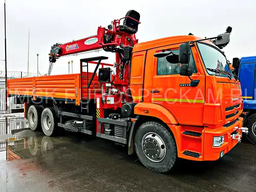 КАМАЗ 65115 бортовой с КМУ Horyong HRS 206