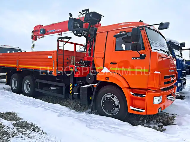 КАМАЗ 65115 бортовой с КМУ Kanglim KS 1256 G2