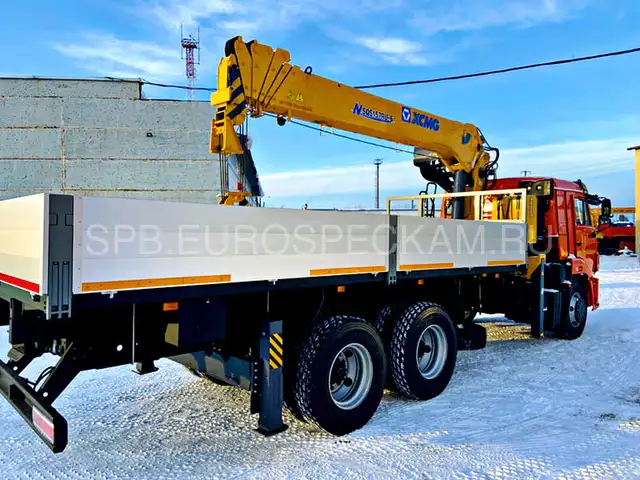 КАМАЗ 65115 бортовой с КМУ XCMG SQS157-6