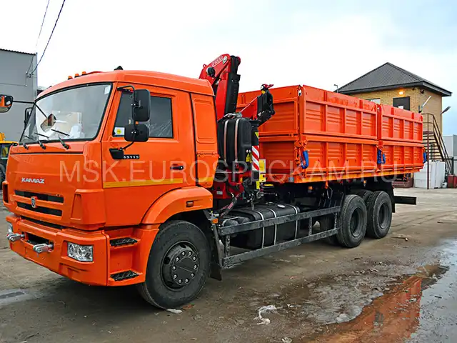 КАМАЗ 65115 самосвал с КМУ Fassi F155A.0.23
