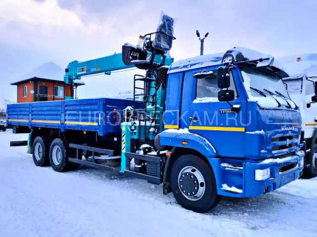КАМАЗ 65117 бортовой с КМУ HKTC HLC-8016