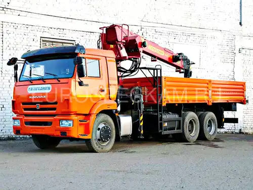 КАМАЗ 65117 бортовой с КМУ Галичанин КМУ-150