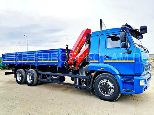 КАМАЗ 65117 бортовой с КМУ Palfinger Инман IM 150N