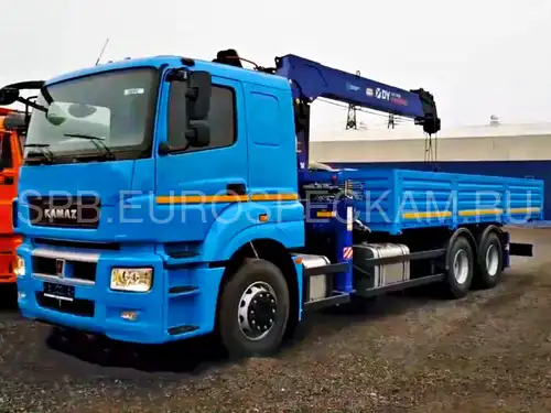 КАМАЗ 65207 бортовой с КМУ DongYang SS1956