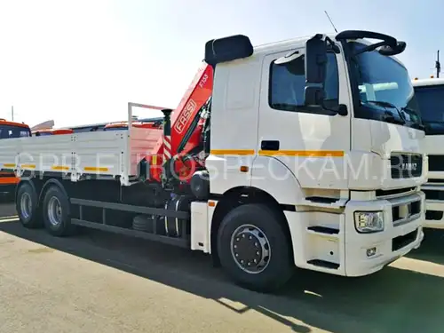 КАМАЗ 65207 бортовой с КМУ Fassi F155A.0.23