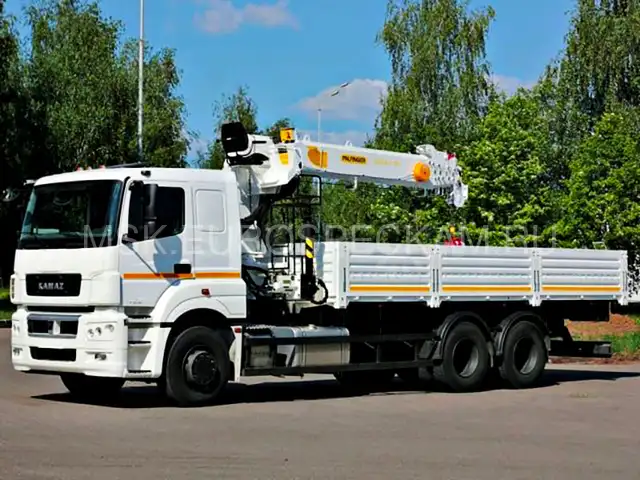 КАМАЗ 65207 бортовой с КМУ Palfinger Инман ИТ-200